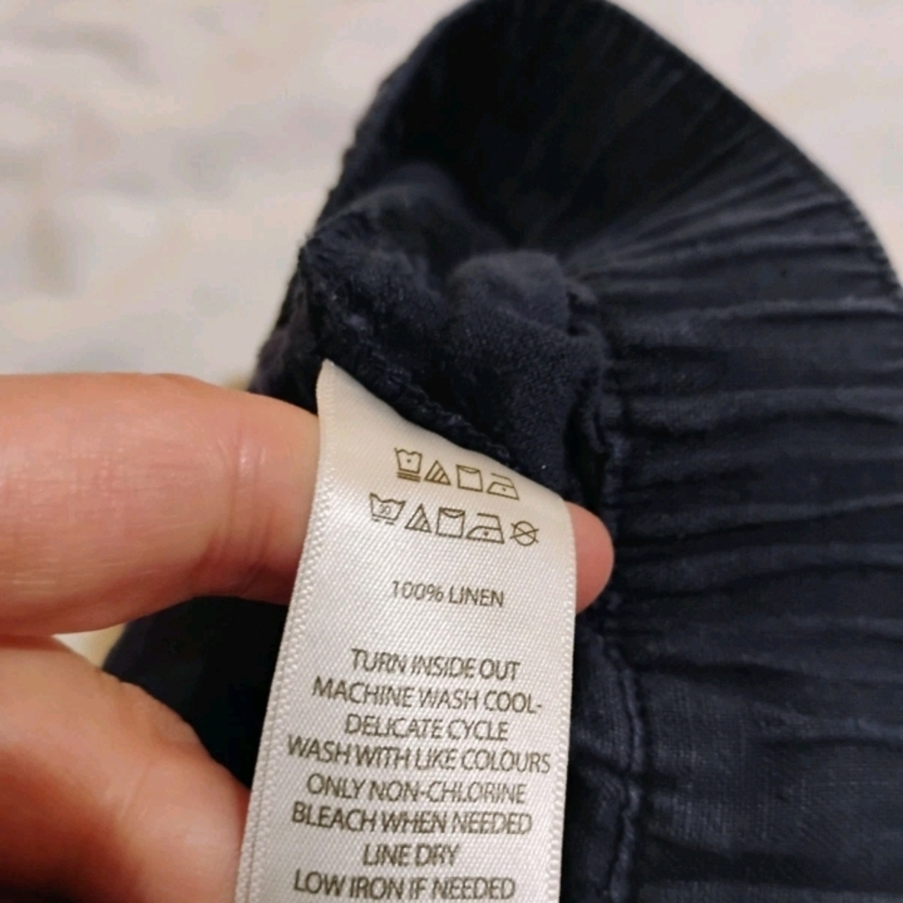Navy Ankle Cargo Pants - Picture 6 of 10